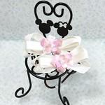 【送料込み】whip❇pink  flower キッズ ヘアゴム 