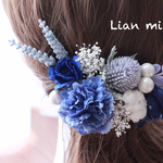 送料無料キャンペーン♡Lian mimi*サムシングブルーヘッドドレスNo.16／髪飾り
