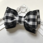 Wire ribbon☆Hair accessories☆Gingham check