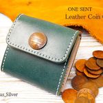 送料無料 1セントコンチョ レザーコインケース lcc02 グリーン