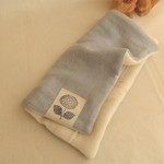 再販*8重ガーゼ大判ハンカチ*大人色lightgray*