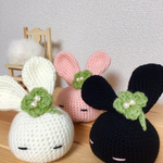 うさぎのみねこ(編みぐるみ)
