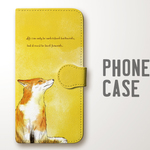 キツネの手帳型スマホケース《iPhoneケース》mice_016