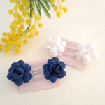 デニムのイヤリングorピアスNo.5