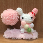 花より団子なうさぎのお花見セット♪