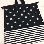 送料無料★星柄　　巾着・体操服入れ①