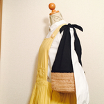 麻紐 リネンコットン S かごバッグ