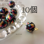 【再販】カラフル花柄パーツ