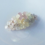 再販 ＊ 紫陽花バレッタ　ラベンダー【ミニ】