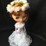 ブライス アウトフィット ウエディングドレス マーメイド 花冠