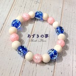 送料無料♦優しさと思いやり♦とんぼ玉/蓄光蛍/ブレス