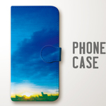 空の手帳型スマホケース《iPhoneケース》