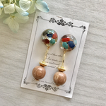 カラフルストーン✱大人可愛いピアス