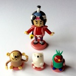 桃太郎&猿、犬、キジ