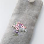 刺繍 メガネケース