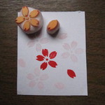 <受注制作>消しゴムはんこ　桜