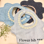 flower bib❤︎名入れ無料 