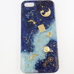 ☆chapiwo様　お問い合わせ品　iPhone5/5S用　宇宙塗りケース☆
