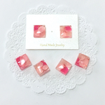 しかくい花びらピアス＊イヤリング