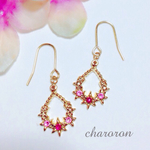 オーロラ姫のピアス／イヤリング