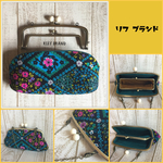 h★k…様専用ページ🔸菱形🔹レトロ 親子長財布