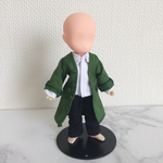 sivall様専用オビツ11用襟なしロングコート(抹茶)