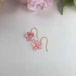 さくら一輪のピアス（ノンホールピアスへのご変更可）