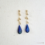 銀河の雫ピアス（大）〈再販2〉
