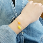 pop candy パステルドットのブレスレット