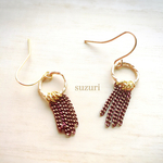 再販2❤️パープルシャーリングピアス