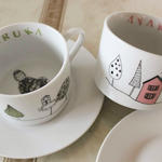 y様専用ページ   再販×23《2セット》お得！北欧風ティーカップ&ソーサー2セット☆ティーセット