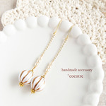 ゴールドライン＊ロングピアス/樹脂フックピアス対応