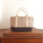 【m様リクエスト】帆布で作ったトートバッグ