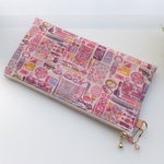 ★★LIBERTY　Forget me nots　フォーゲットミーノッツ　1P　中布・内ポケット・2段×３列＝６カ所のカードポケット付きポーチ　