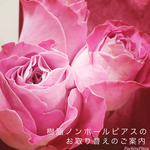 ＊樹脂ノンホールピアスのお取り替えのご案内＊