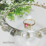 スターチスの花びらリング