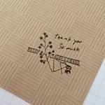 再販。thank you so much 消しゴムはんこ