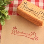 蔦の「Hand made」文字はんこ 