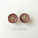 Spangle flower all P ear cuff (NO.3134)