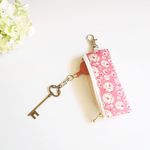 【L様専用ページ】リバティ*リールキーケース【ランドセル/リュック･イヤフォン収納にも】Johannaピンク