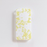 【全機種対応】花柄クリアケース／flowers_yellow