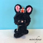 【minnezukuri様専用】黒うさぎキーホルダー