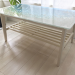  センターテーブル ホワイトビーチ  波打ち際のシェルやスターフィッシュ 