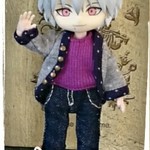 No.13【再販】オビツ11☆カーデ&サロペットパンツ