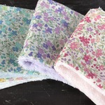  □554 今治タオル ミニハンカチ4P PETITES FLEURS