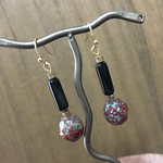 チェコガラスビーズピアス