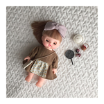 uni oui /// ダブルガーゼ ワンピースとヘアバンド 