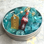DRINK ME♡ミニチュアコーラパロディピアス