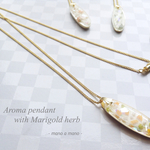 マリーゴールドハーブのアロマペンダント