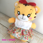 はなちゃん ワンピース リバティー風 パンツセット